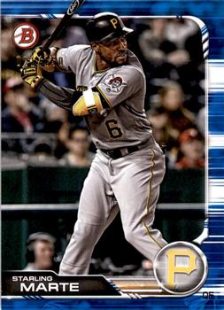 2019 Bowman - Blue #68 Starling Marte Front