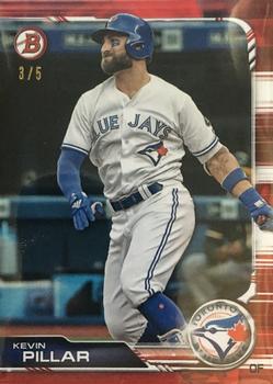 2019 Bowman - Red #95 Kevin Pillar Front