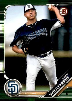 2019 Bowman - Prospects Camo #BP-66 Ryan Weathers Front