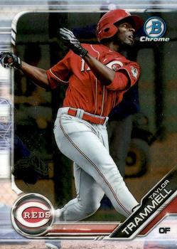 2019 Bowman - Chrome Prospects #BCP-24 Taylor Trammell Front