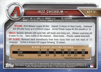 2019 Bowman - Chrome Prospects #BCP-61 Jazz Chisholm Back