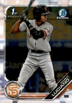 2019 Bowman - Chrome Prospects #BCP-82 Marco Luciano Front