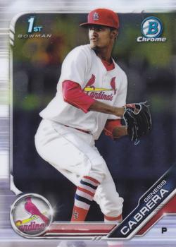 2019 Bowman - Chrome Prospects #BCP-142 Genesis Cabrera Front