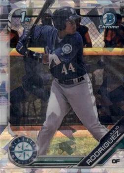 2019 Bowman - Chrome Prospects Atomic Refractor #BCP-33 Julio Rodriguez Front