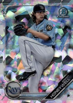 2019 Bowman - Chrome Prospects Atomic Refractor #BCP-88 Brent Honeywell Front