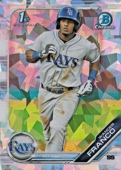 2019 Bowman - Chrome Prospects Atomic Refractor #BCP-100 Wander Franco Front