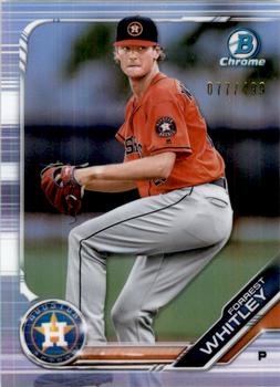 2019 Bowman - Chrome Prospects Refractor #BCP-52 Forrest Whitley Front
