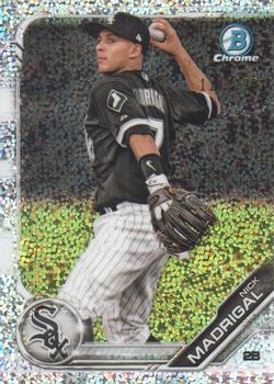 2019 Bowman - Chrome Prospects Speckle Refractor #BCP-63 Nick Madrigal Front