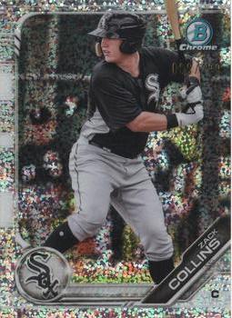 2019 Bowman - Chrome Prospects Speckle Refractor #BCP-76 Zack Collins Front