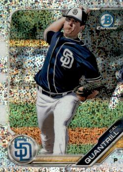 2019 Bowman - Chrome Prospects Speckle Refractor #BCP-125 Cal Quantrill Front