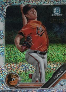 2019 Bowman - Chrome Prospects Speckle Refractor #BCP-139 DL Hall Front
