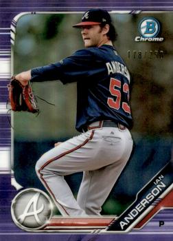 2019 Bowman - Chrome Prospects Purple Refractor #BCP-47 Ian Anderson Front