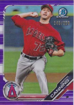 2019 Bowman - Chrome Prospects Purple Refractor #BCP-48 Griffin Canning Front
