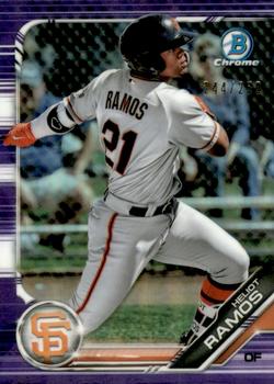 2019 Bowman - Chrome Prospects Purple Refractor #BCP-83 Heliot Ramos Front