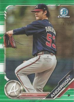 2019 Bowman - Chrome Prospects Green Refractor #BCP-47 Ian Anderson Front