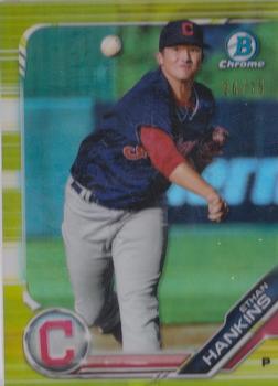 2019 Bowman - Chrome Prospects Yellow Refractor #BCP-15 Ethan Hankins Front