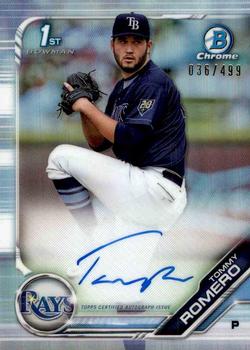 2019 Bowman - Chrome Prospect Autographs Refractor #CPA-TR Tommy Romero Front
