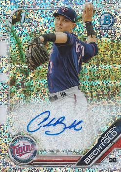 2019 Bowman - Chrome Prospect Autographs Speckle Refractor #CPA-ABE Andrew Bechtold Front