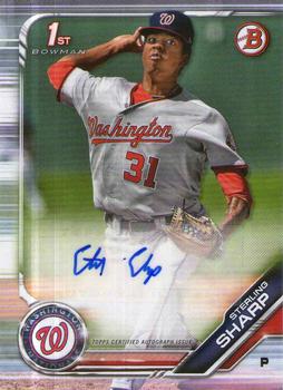 2019 Bowman - Prospect Autographs #PA-SS Sterling Sharp Front