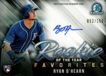 2019 Bowman - Rookie of the Year Favorites Autographs #ROYF-ROH Ryan O'Hearn Front