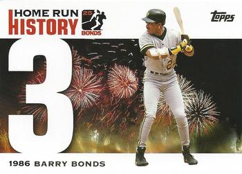 2005 Topps - Barry Bonds Home Run History #BB 3 Barry Bonds Front