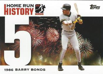 2005 Topps - Barry Bonds Home Run History #BB 5 Barry Bonds Front