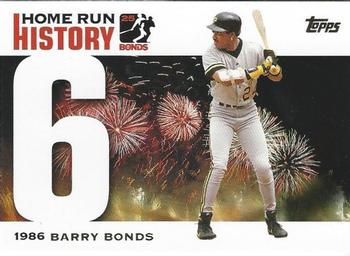 2005 Topps - Barry Bonds Home Run History #BB 6 Barry Bonds Front