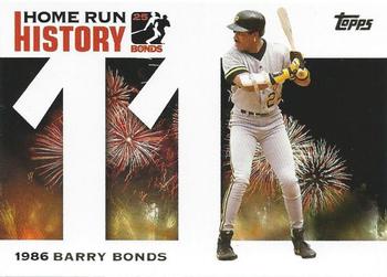 2005 Topps - Barry Bonds Home Run History #BB 11 Barry Bonds Front