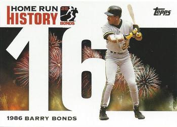2005 Topps - Barry Bonds Home Run History #BB 16 Barry Bonds Front