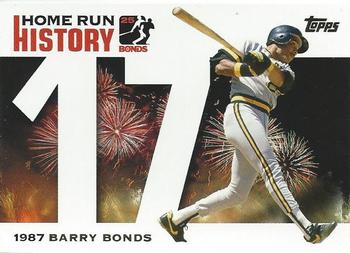 2005 Topps - Barry Bonds Home Run History #BB 17 Barry Bonds Front