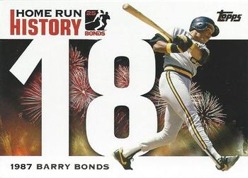 2005 Topps - Barry Bonds Home Run History #BB 18 Barry Bonds Front