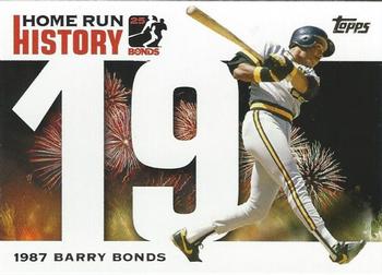 2005 Topps - Barry Bonds Home Run History #BB 19 Barry Bonds Front