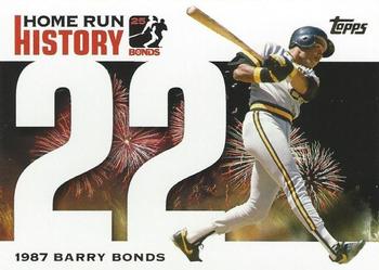 2005 Topps - Barry Bonds Home Run History #BB 22 Barry Bonds Front