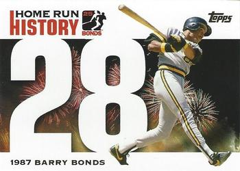 2005 Topps - Barry Bonds Home Run History #BB 28 Barry Bonds Front