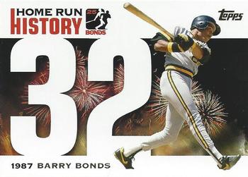 2005 Topps - Barry Bonds Home Run History #BB 32 Barry Bonds Front