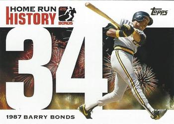2005 Topps - Barry Bonds Home Run History #BB 34 Barry Bonds Front