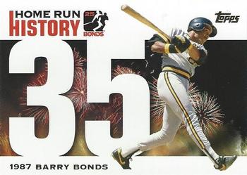 2005 Topps - Barry Bonds Home Run History #BB 35 Barry Bonds Front