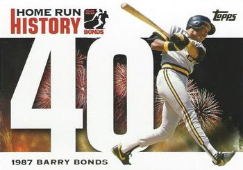 2005 Topps - Barry Bonds Home Run History #BB 40 Barry Bonds Front