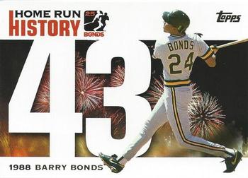 2005 Topps - Barry Bonds Home Run History #BB 43 Barry Bonds Front
