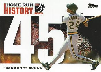 2005 Topps - Barry Bonds Home Run History #BB 45 Barry Bonds Front