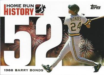 2005 Topps - Barry Bonds Home Run History #BB 52 Barry Bonds Front
