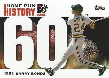 2005 Topps - Barry Bonds Home Run History #BB 60 Barry Bonds Front