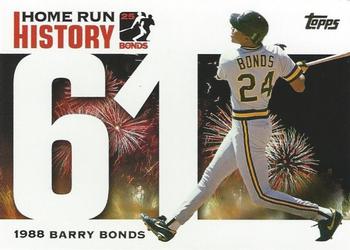 2005 Topps - Barry Bonds Home Run History #BB 61 Barry Bonds Front
