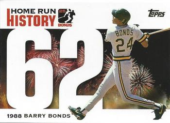 2005 Topps - Barry Bonds Home Run History #BB 62 Barry Bonds Front