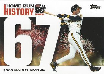 2005 Topps - Barry Bonds Home Run History #BB 67 Barry Bonds Front