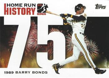 2005 Topps - Barry Bonds Home Run History #BB 75 Barry Bonds Front