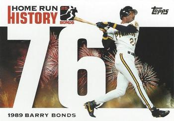 2005 Topps - Barry Bonds Home Run History #BB 76 Barry Bonds Front