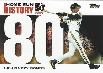 2005 Topps - Barry Bonds Home Run History #BB 80 Barry Bonds Front