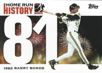 2005 Topps - Barry Bonds Home Run History #BB 81 Barry Bonds Front