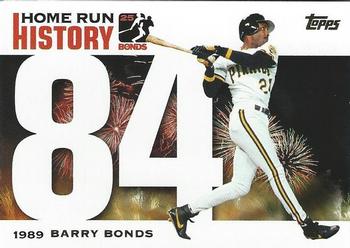2005 Topps - Barry Bonds Home Run History #BB 84 Barry Bonds Front